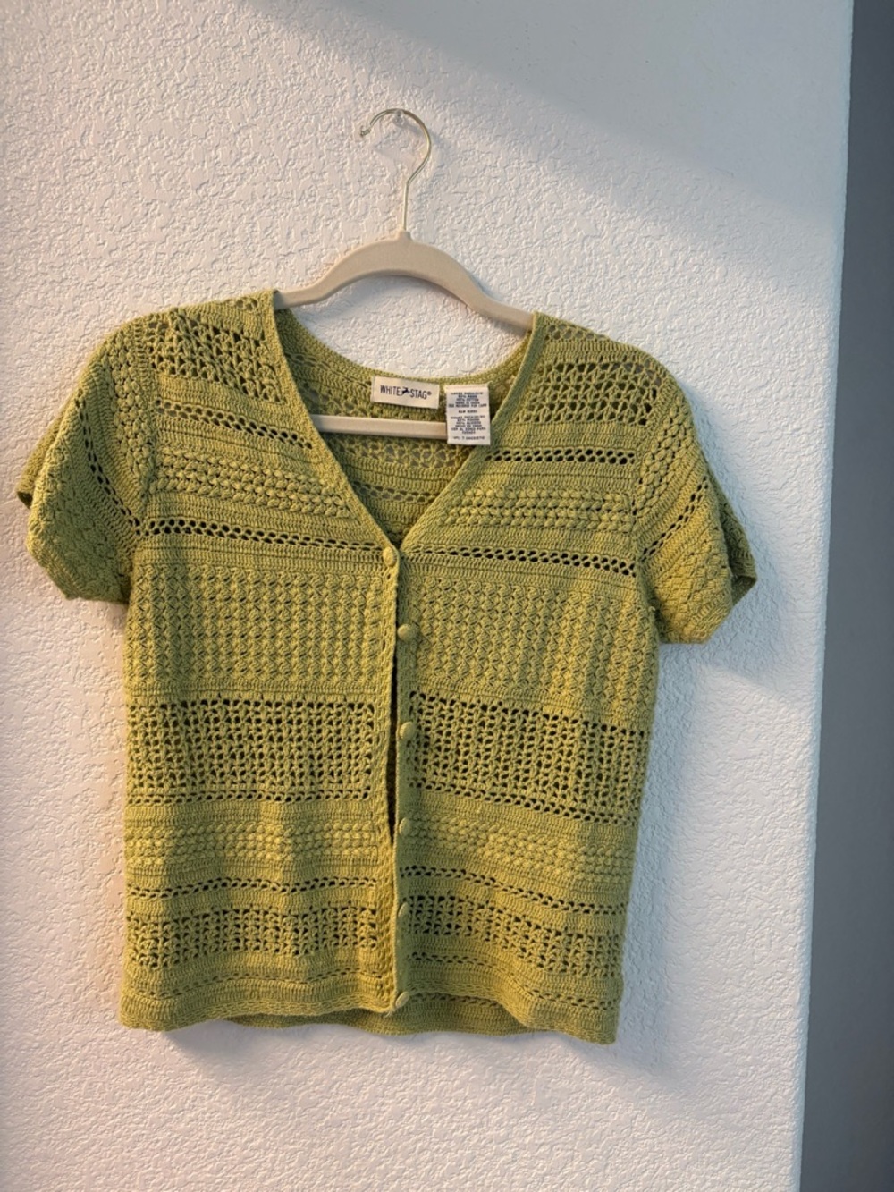 White Stag Knit Cardigan